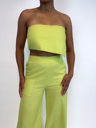 Ava Set | Linen Two Piece Set