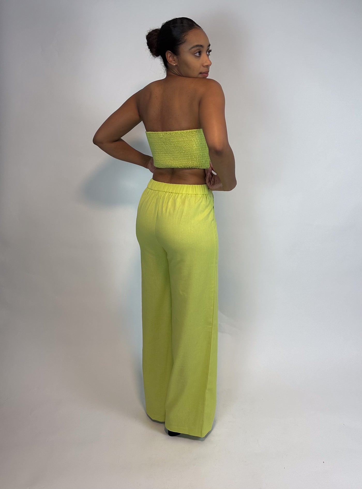 Ava Set | Linen Two Piece Set